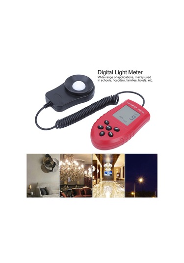 Ximistore9 Hs1010a Dijital Işık Ölçer, Yüksek Hassasiyetli Otomatik Aralık, Fc/lx Ölçümü, Abs Malzeme, Taşınabilir Fotonometre