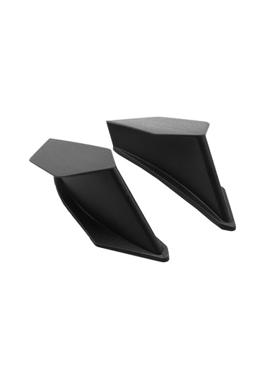 Motosiklet Kanat Aerodinamik Kanatçık Kiti Honda Suzuki Siyah Siyah