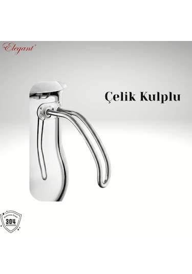 2 Lt. Çelik Sütlük Çelik Kulp Çelik