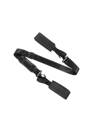 Geeksen Siyah D Modeli Kayak Taşı Sabitleyici Kayışları: Ayarlanabilir Omuz Kayışı, Nilon+eva Malzeme, Taşımayı Kolaylaştırır Diğer