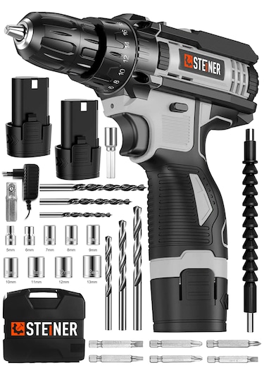 Steiner AR-128VF Li-ion G Çift Akülü Şarjlı Vidalama