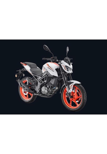 Qj Motor TRX 12 Motosiklet Beyaz - Turuncu