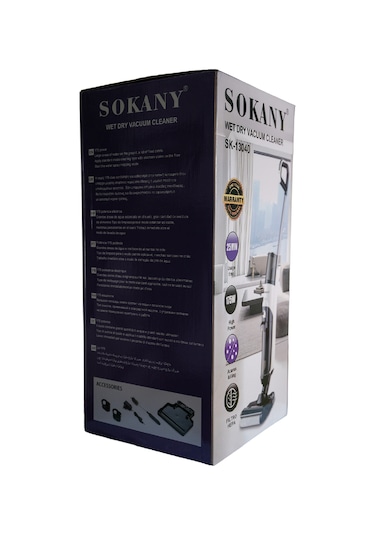 Sokany SK-13040 Islak/kuru Dik Süpürge