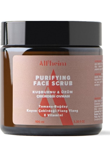 Alfheim Purifying Face Scrub Arındırıcı Yüz Ovması 100 Ml