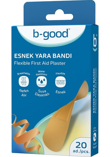 B-good Esnek Suya Dayanıklı Yara Bandı 20 Adet