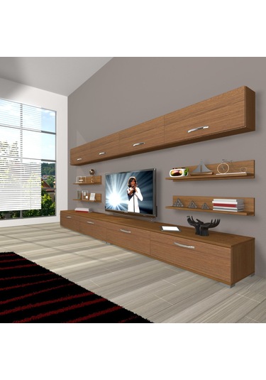 Decoraktiv Eko 360y Slm Tv Ünitesi Tv Sehpası Ceviz