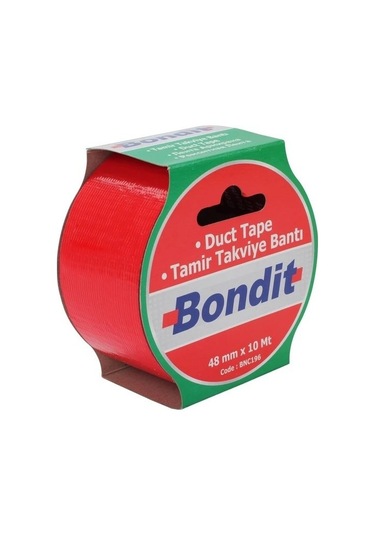 Bnc196 Tamir Takviye Bantı Kırmızı 48 Mm 10 Mt Bondit
