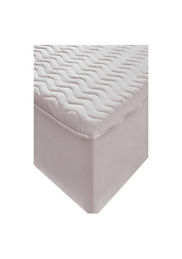 Divanev 220x200 Cm Çift Kişilik Sıvı Geçirmez Alez Fitted Kapitoneli Beyaz