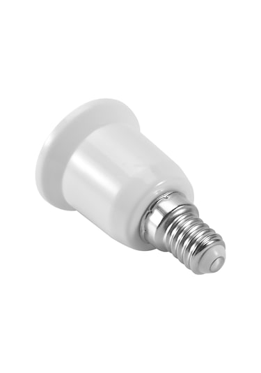 E14'ten E27'ye Uzatma Tabanı Led Cfl Ampul Lamba Adaptörü Dönüştürücü Vida Soketi