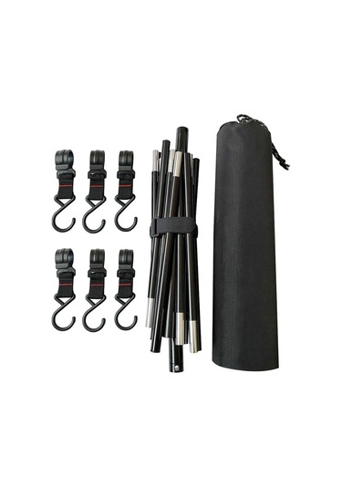 Kamp Rafı Katlanır Çantalı 6 Taşıma Askılı