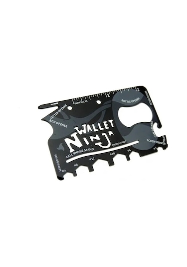 Freedom Storee Ninja Wallet Survival Acil Durum Kiti / Kartı - 18 İn 1