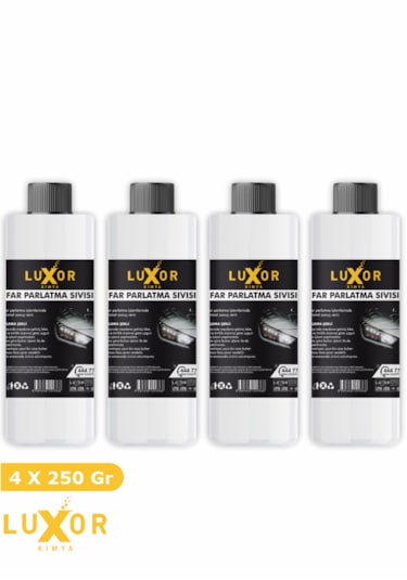 Luxor Kimya Far Parlatma Sıvısı 4 X 250 Gr