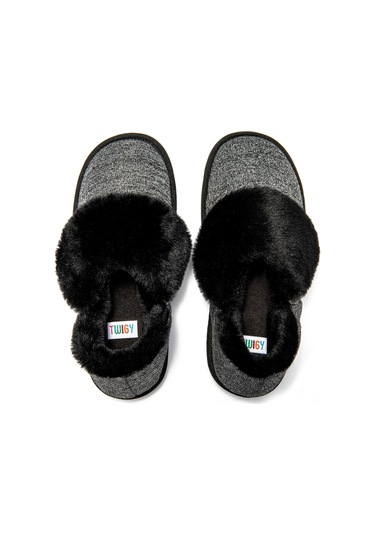 Martha Kadın Peluş Ev Botu Siyah 37/41 Siyah