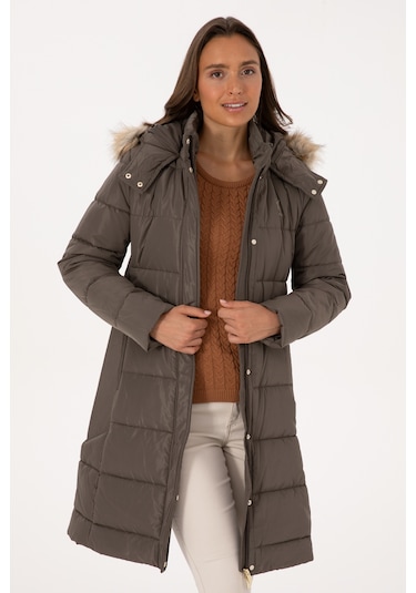 U.s. Polo Assn. Kadın Vizon Kaban 50308001-vr052 Vizon