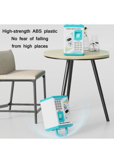 Tongxida Çocuk Karikatür İnsan Yüzü Parmak İzi Müzik Çin İngiliz Anahtarı Kumbara, Pil Pembe