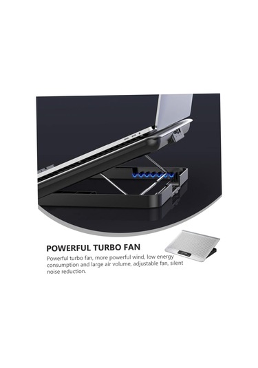 1 Adet Dizüstü Bilgisayar Soğutma Standı Dizüstü Bilgisayarlar İçin Isı Yayma Rafı, Oyun Ve Çalışma Bitimi İçin Güç İle Ergonomik Tasarım