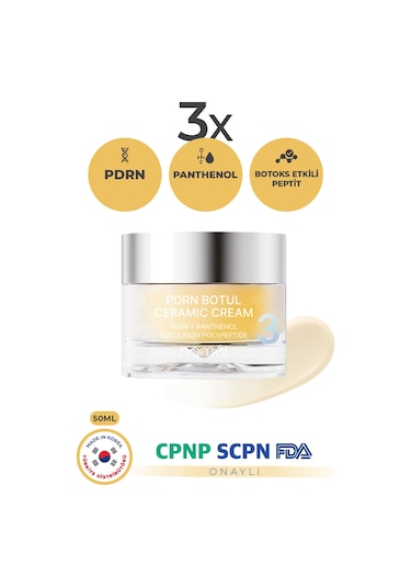 Hamel 3X Pdrn Botul Sodium Dna Ceramic Cream Kore 50 ML