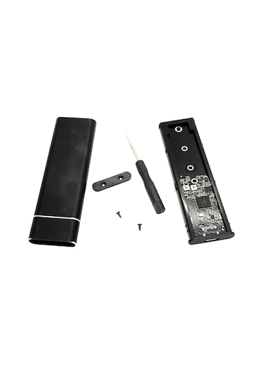 Aogo Ngff/m.2 Nvme Ssd Kutu 2 Si 1 Arada Usb C 10 Gbps Alimunyum