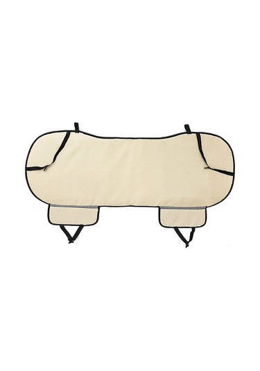 Ranyeek Gri Bambu Kömürlü Otomobil Arka Koltuk Minderi - Su Geçirmez Pu Deri, Nem Ve Isı Kontrolü, Tüm Araçlara Uygun, Yıkama Kolay