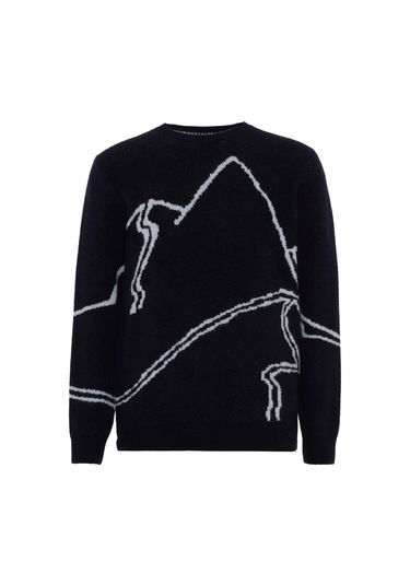 Lacivert Yumuşak Dokulu Regular Fit Kazak 801813 Lacivert