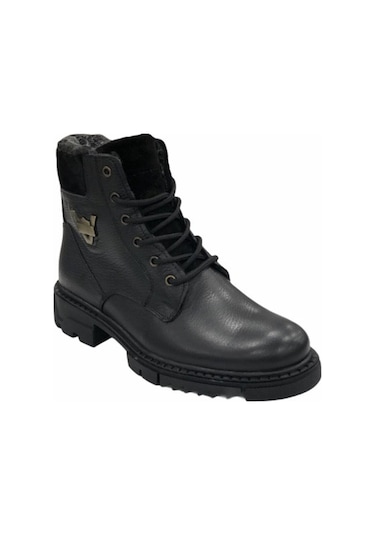 Yağlıoğlu Hakiki Deri 5025 Kürklü Termal Günlük Erkek Bot 001