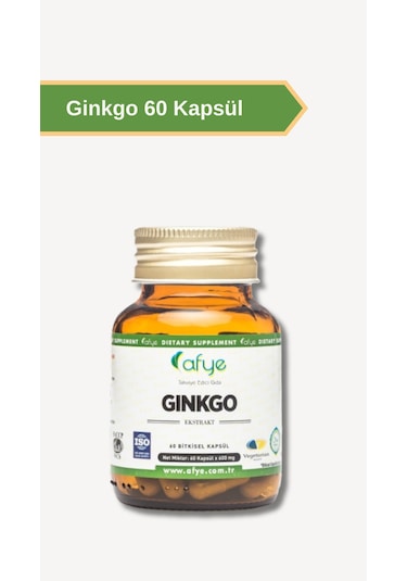 Afye Gınkgo 60 Bitkisel Kapsül
