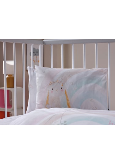 Nakışlı Bebek Nevresim Takımı Little Bunny Bebek - Sarı