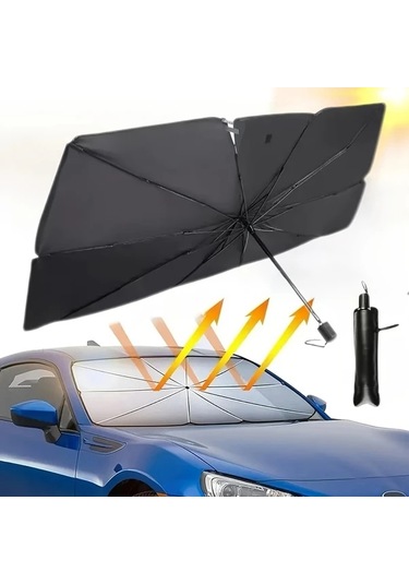 Chuangyinshop 1 Adet Suv Mpv İçin Katlanır Titanyum Alaşımlı Oto Güneşlik Dayanıklı Yalıtımlı