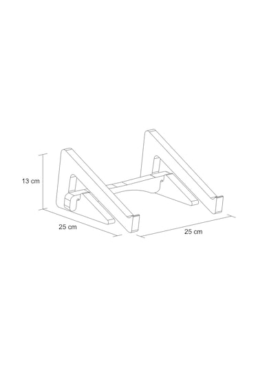 Hanwood Ahşap Laptop Standı - Laptop Yükseltici - Wls6