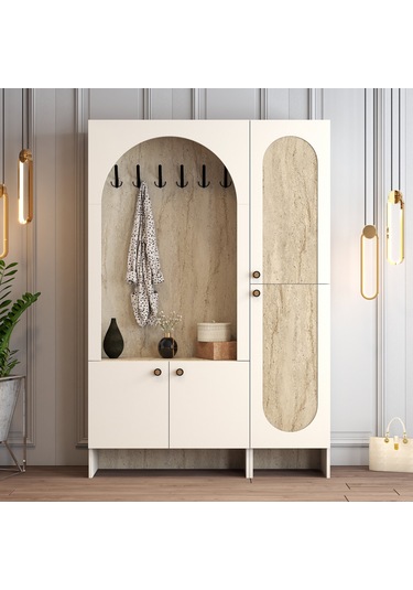 Palermo Portmanto Kl V108 - Krem / Traverten Krem / Traverten