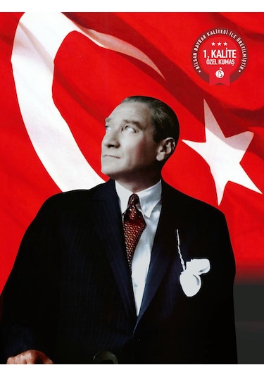 Atatürk Bayrağı 400x600 Cm - Raşel Kumaş 1. Kalite No2 400 x 600 CM
