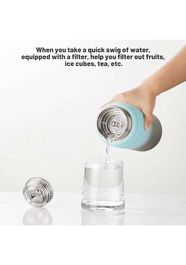 Tkk Çelik Termos Matara 500 Ml Mavi