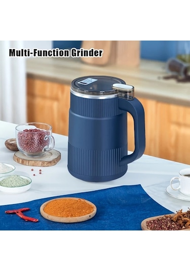 Xuweiwei Beyaz Taşlama Makinesi 220 240v Elektrikli Öğütücü Kahve Değirmeni Ev Tipi Küçük Tahıl Un Değirmeni Beyaz