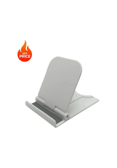 Vıkefon Katlanabilir Evrensel Telefon & Tablet Standı İphone 16 Samsung Xiaomi İpad Whıte