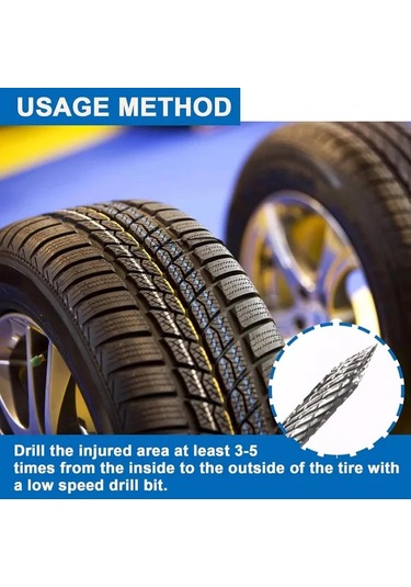 Willowhaven 3 Adet Tungsten Çelik Lastik Raybalı Matkap Ucu Lastik Tamir Eğesi Ve Tel Kesici