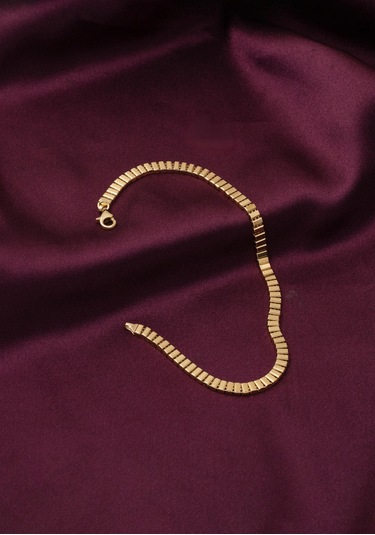 Bilezikci 14 Ayar Altın Unisex Spor Bileklik Sarı Altın