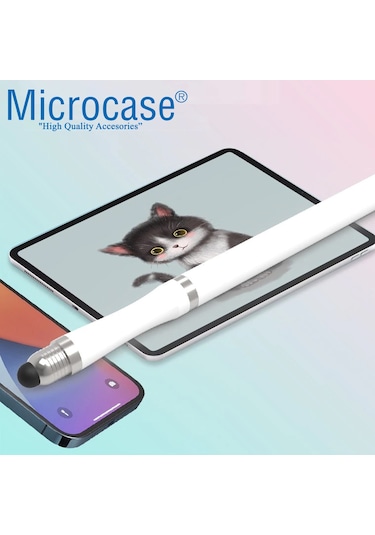 Telefon Tablet 2in1 Disk Uçlu Stylus Pen Dokunmatik Kalem -AL3464