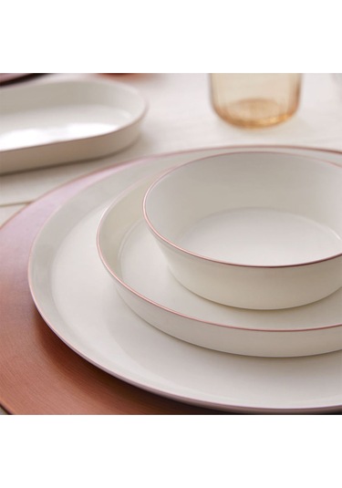 Bnvfr26ys51039 Bone V Form 26 Parça Yemek Takımı Mat Bronz File