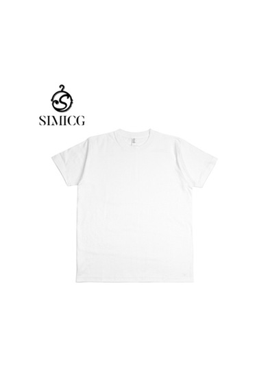 Yeni Japon Ağır Pamuklu Kısa Kollu Beyaz Beyaz