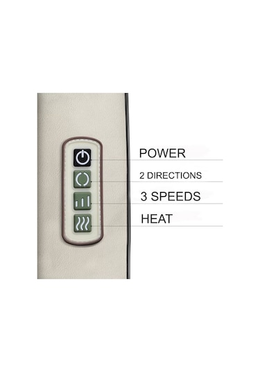 Ovmalı Isıtmalı Boyun Bel Omuz Sırt Masaj Aleti Cihazı ve Masaj Çok Renkli