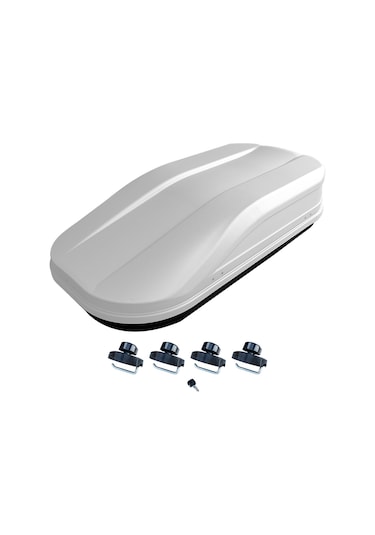 350 Litre Araç Üstü Port Bagaj Beyaz