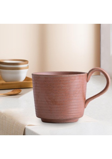 Suntek Seramik Kahve Kupa 360 Ml Japon Tarzı Retro Latte Stil-b