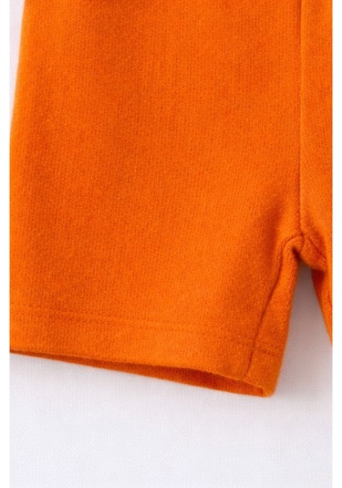 For My Baby Basic Bebek Şortlu Takım Turuncu