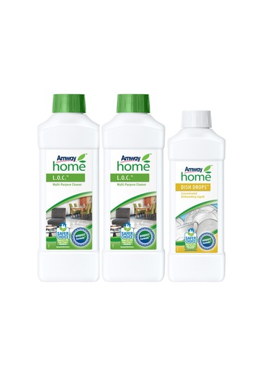 Amway Home Çok Amaçlı Temizleyici 2 x 1 L + Sıvı Bulaşık Deterjanı 1 L
