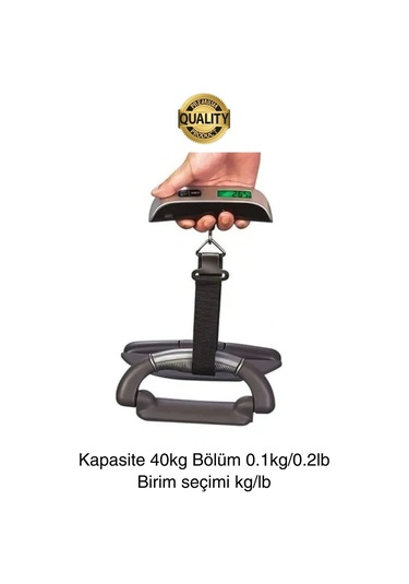 Taşınabilir Dijital Ekranlı Pilli El Kantarı Hassas Terazi Seyahat Yolculuk Bavul Çanta Tartı 50 Kg Diğer