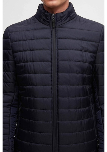 D's Damat Slim Fit Rüzgar Geçirmez Elyaf Dolgulu Erkek Mont Lacivert 3HF07ORT04262 Lacivert