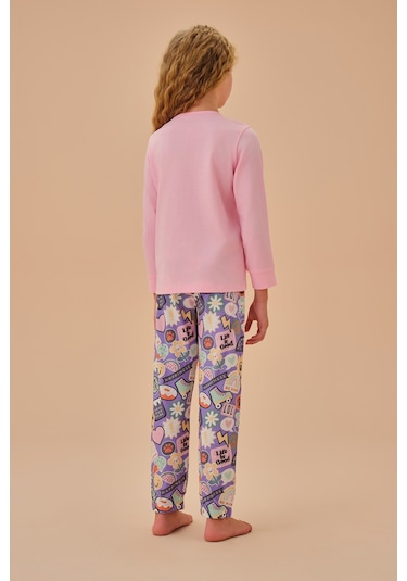 Suwen Bella Çocuk Pijama Takımı Shc25221660a1356 Hıpy Çok Renkli