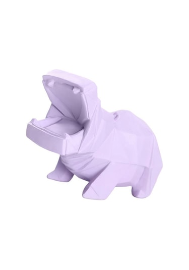 Su Aygırı Heykeli Tasarruf Kabı Para Kutusu Masaüstü Süsü Yaratıc