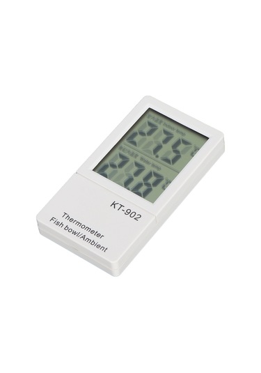Moveevo Akvaryum Su Ve İç Mekan Sıcaklığı Ölçer, Dijital Lcd Ekranlı, Kablosuz, 1 C Doğruluk, Kaplumbağa Ve Balık Tankı Uygun, Pil İle Teslim Edilir
