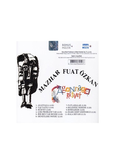 Mfö Mazhar Fuat Özkan Agannaga / Rüşvet - Cd